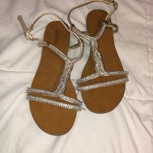 Merona bedazzled slip on formal shoes